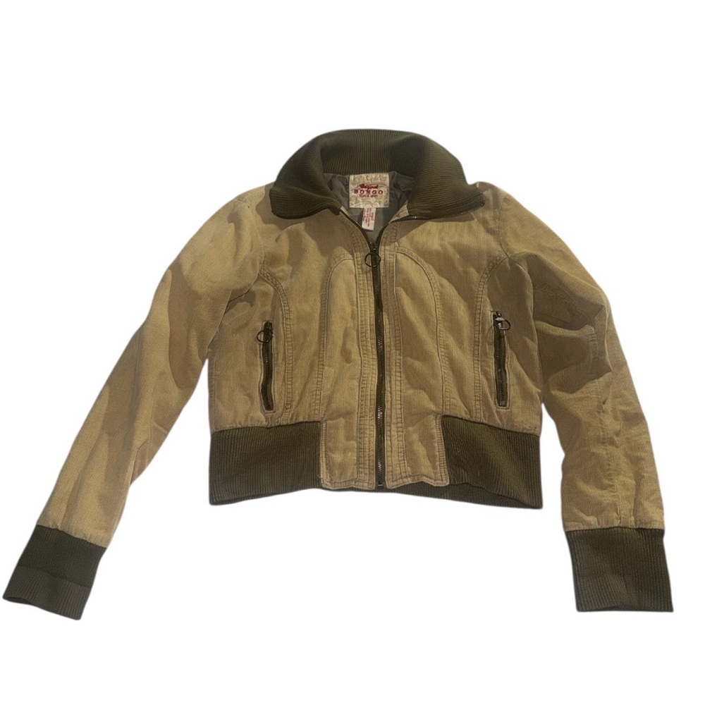 Bongo Original Corduroy Bomber Jacket Y2K Vintage 1987